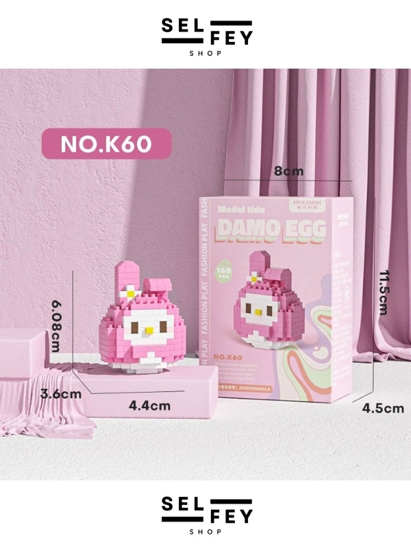 Lego Model My Melody Egg Mini Figür