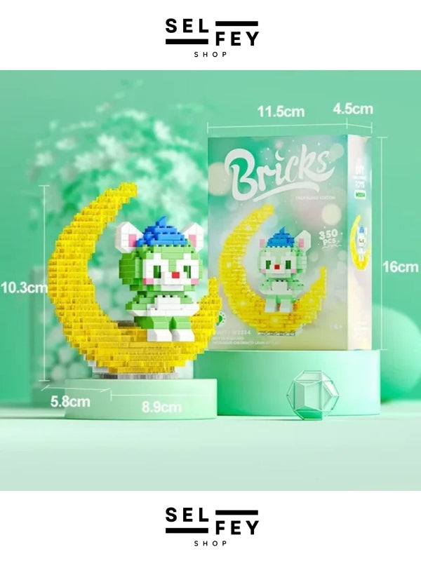 Lego Model Gelatoni Moon Gece Lambası Mini Figür