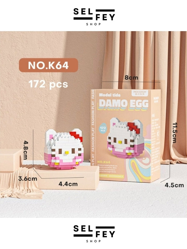 Lego Model Hello Kitty Egg Mini Figür