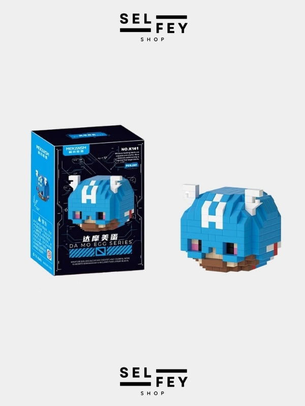 Lego Model Captain Amerika Egg Mini Figür