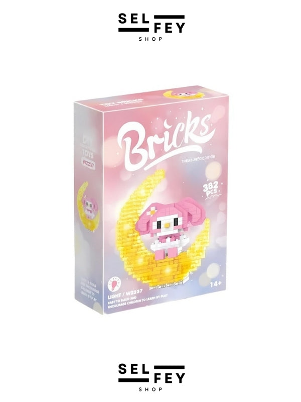 Lego Model My Melody Moon Gece Lambası Mini Figür