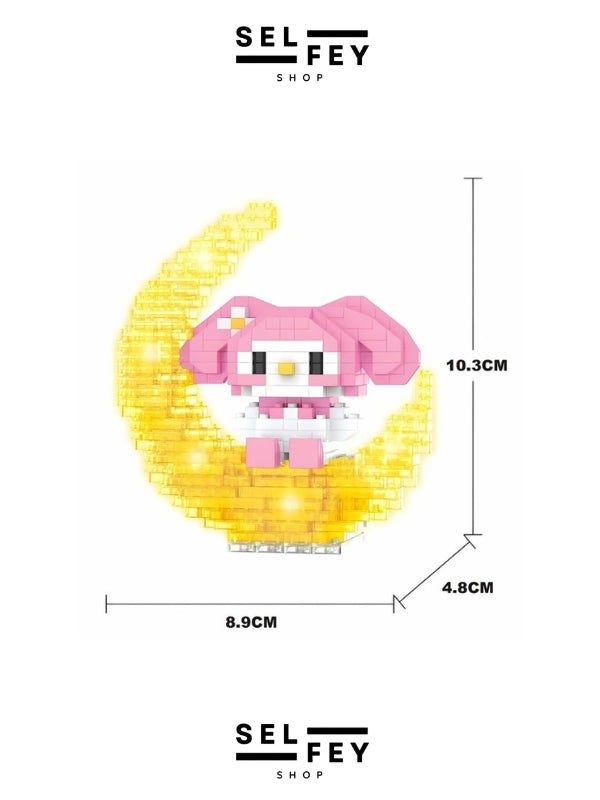 Lego Model My Melody Moon Gece Lambası Mini Figür