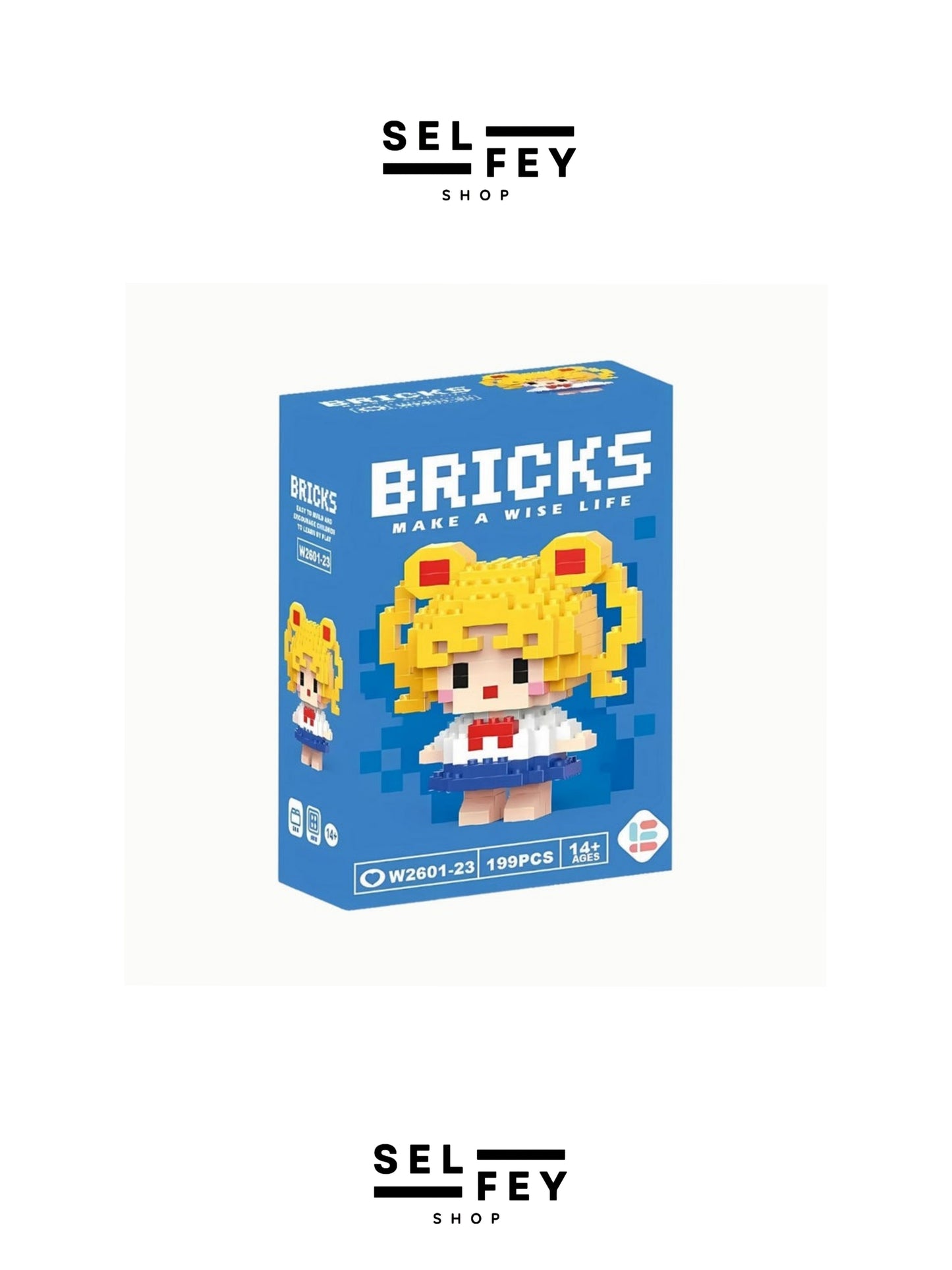 Lego Model Usagi Tsukino Mini Figür