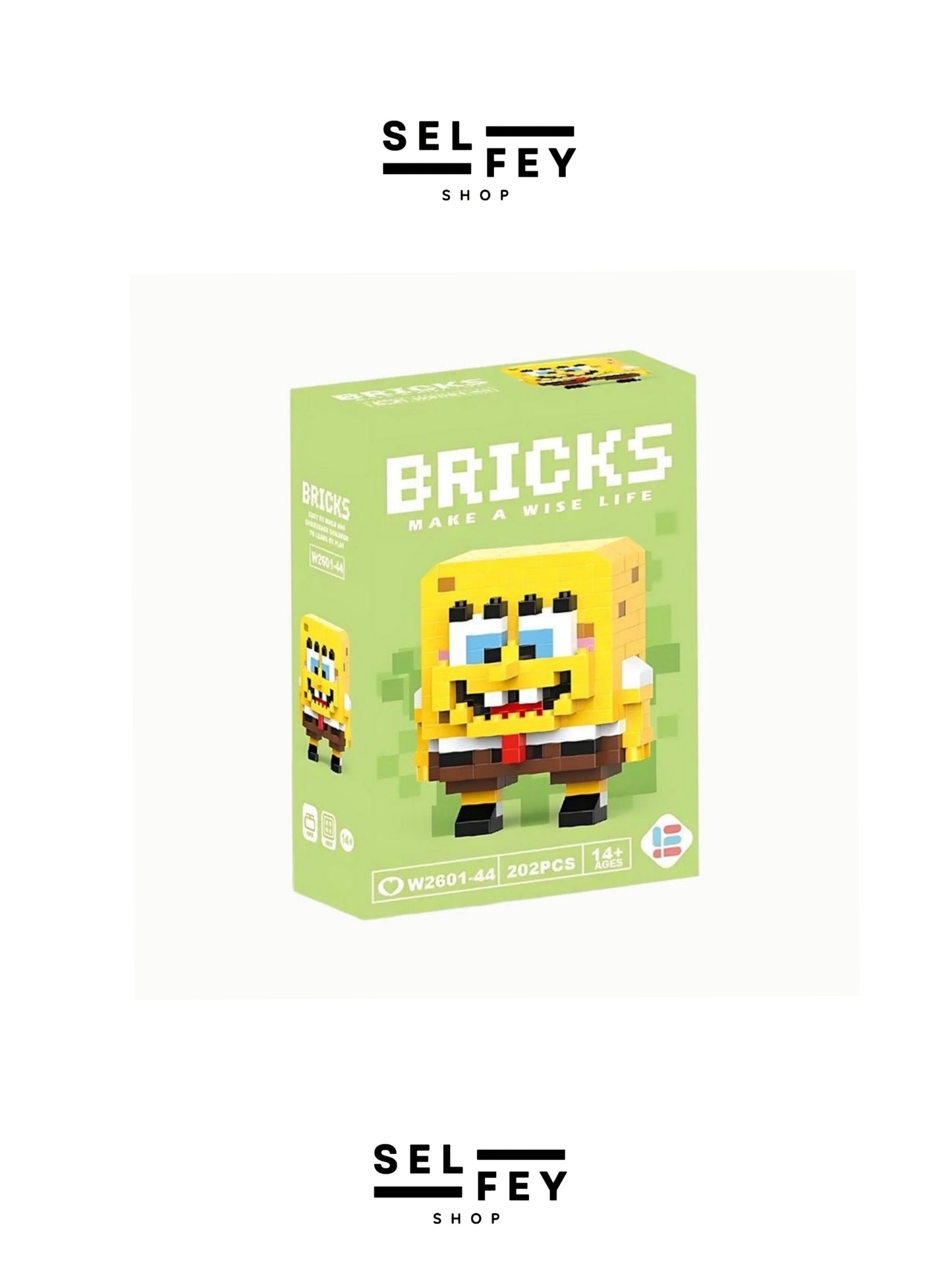 Lego Model Sünger Bob Mini Figür