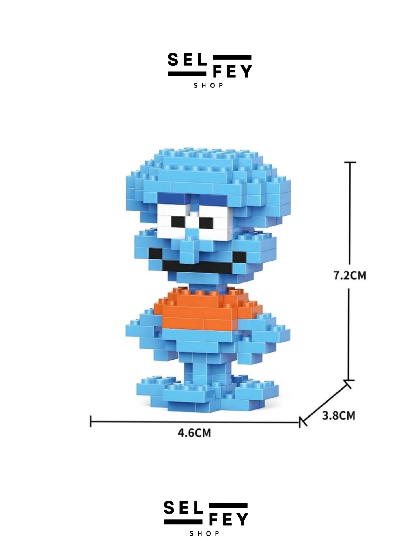 Lego Model Squidward Mini Figür