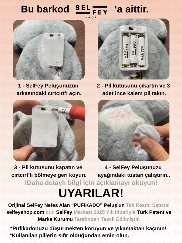 Nefes Alan Rahatlatıcı PUFİKADO Koala