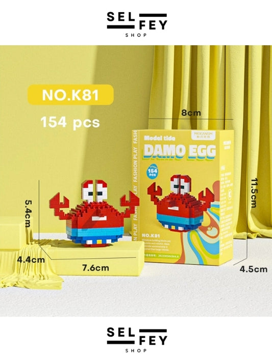Lego Model Mr. Krabs Egg Mini Figür
