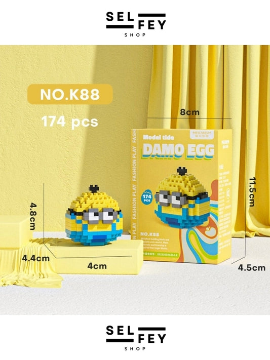 Lego Model Minions Kevin Egg Mini Figür
