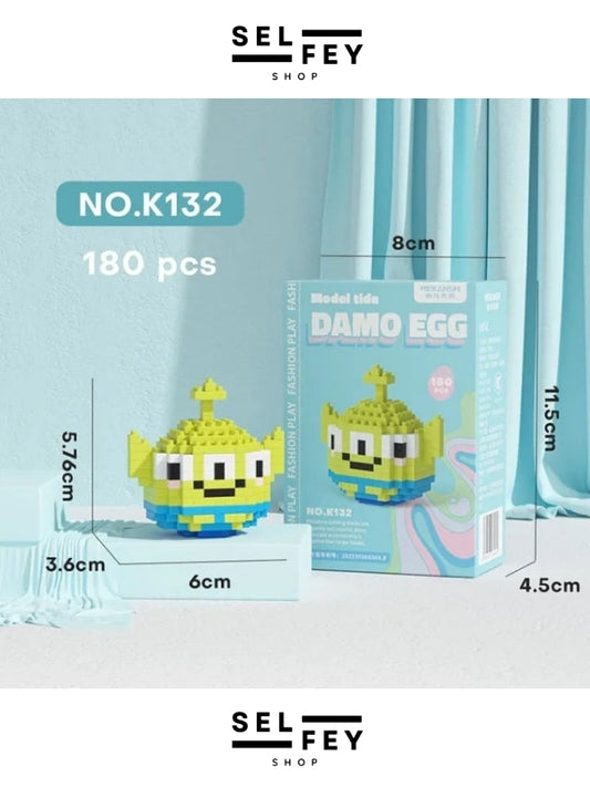 Lego Model Alien Egg Mini Figür