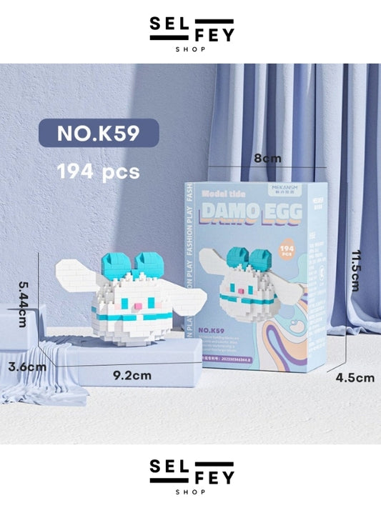 Lego Model Cinnamorol Egg Mini Figür