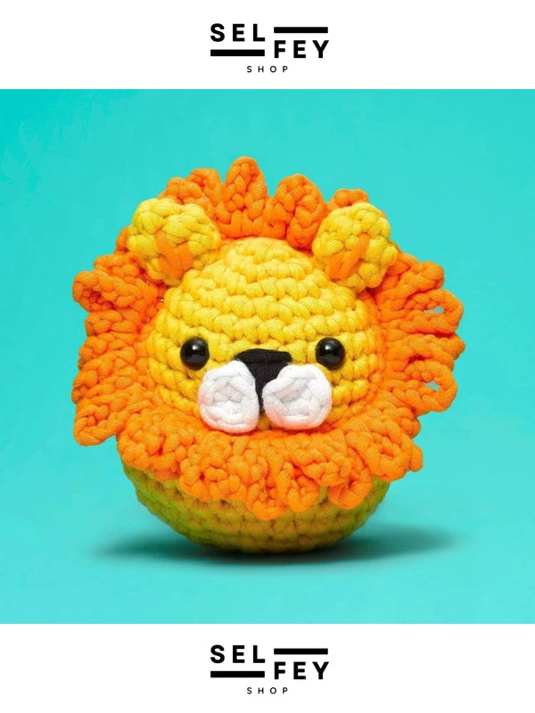 Amigurimi Sebastian The Lion Tığ Kiti, Amigurimi Aslan Örgü Seti