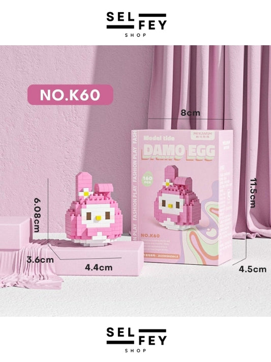 Lego Model My Melody Egg Mini Figür