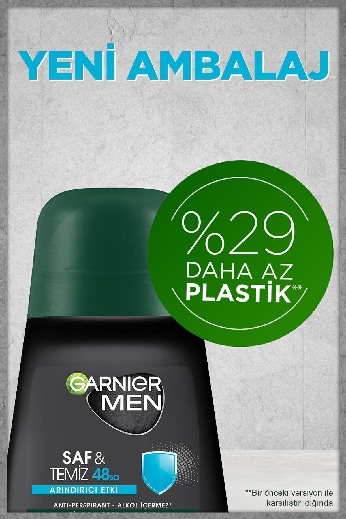 Garnier Men 48h Saf Ve Temiz Roll-on 50 ml X 3 Adet