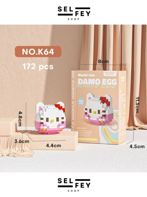 Lego Model Hello Kitty Egg Mini Figür