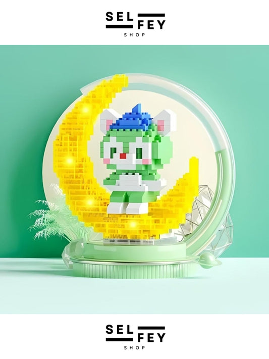 Lego Model Gelatoni Moon Gece Lambası Mini Figür