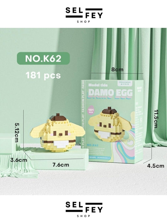 Lego Model Pompopurin Egg Mini Figür