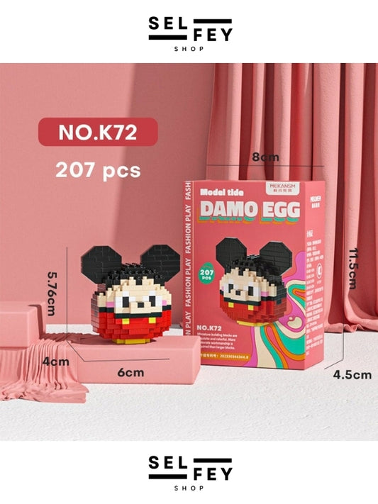 Lego Model Mini Mickey Egg Mini Figür