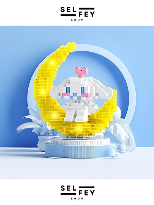 Lego Model Cinnamoroll Moon Gece Lambası Mini Figür