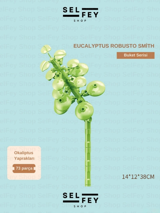 Lego Model Okaliptus Yaprakları Blok Çiçek