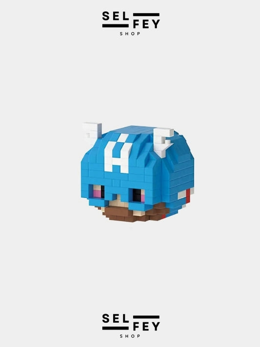Lego Model Captain Amerika Egg Mini Figür