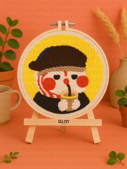 Başlangıç Seviye Sincap Desenli Punch Kiti, Punch Nakış Seti