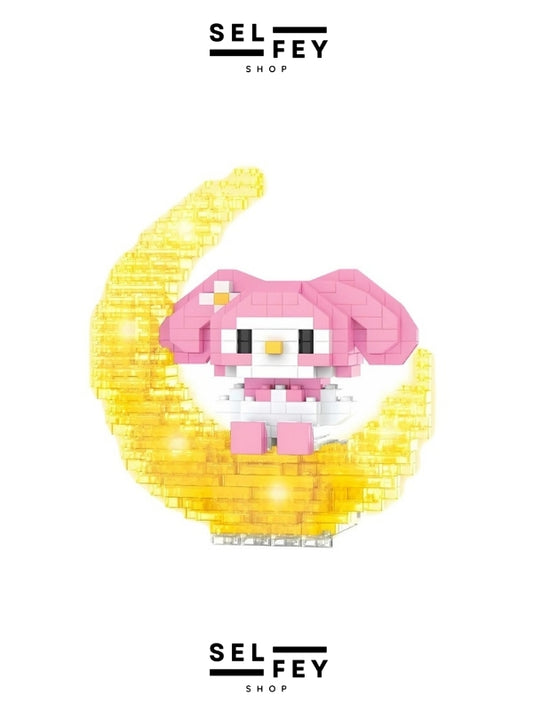 Lego Model My Melody Moon Gece Lambası Mini Figür
