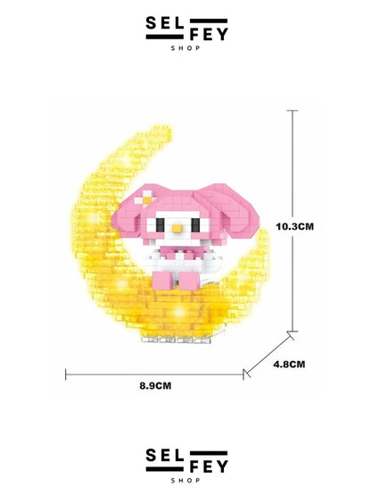 Lego Model My Melody Moon Gece Lambası Mini Figür