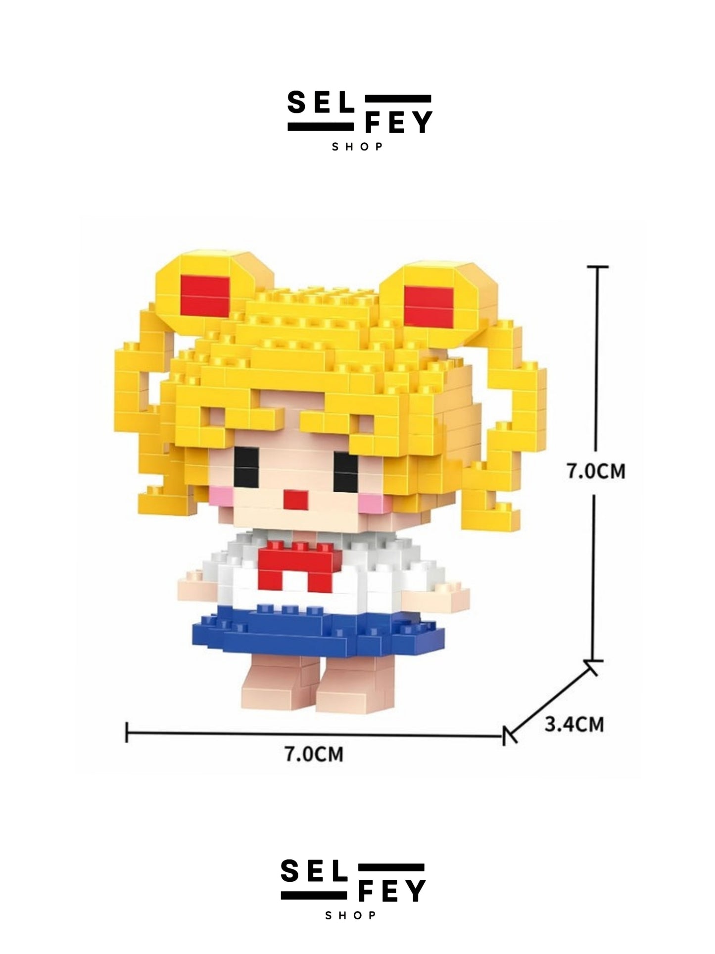 Lego Model Usagi Tsukino Mini Figür