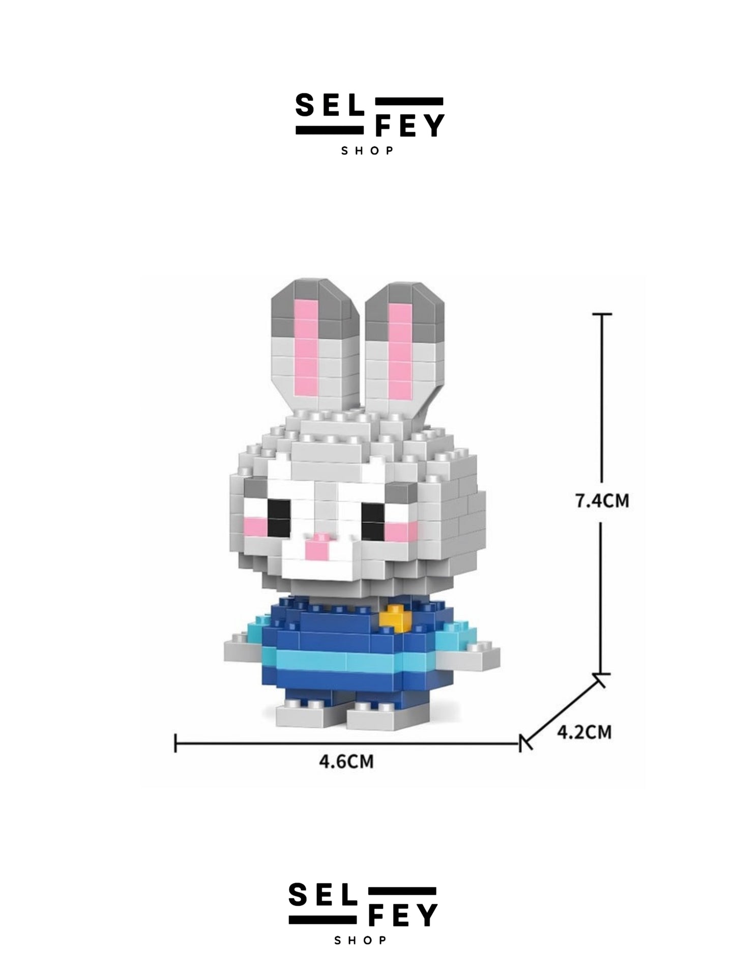 Lego Model Judy Hopps Mini Figür
